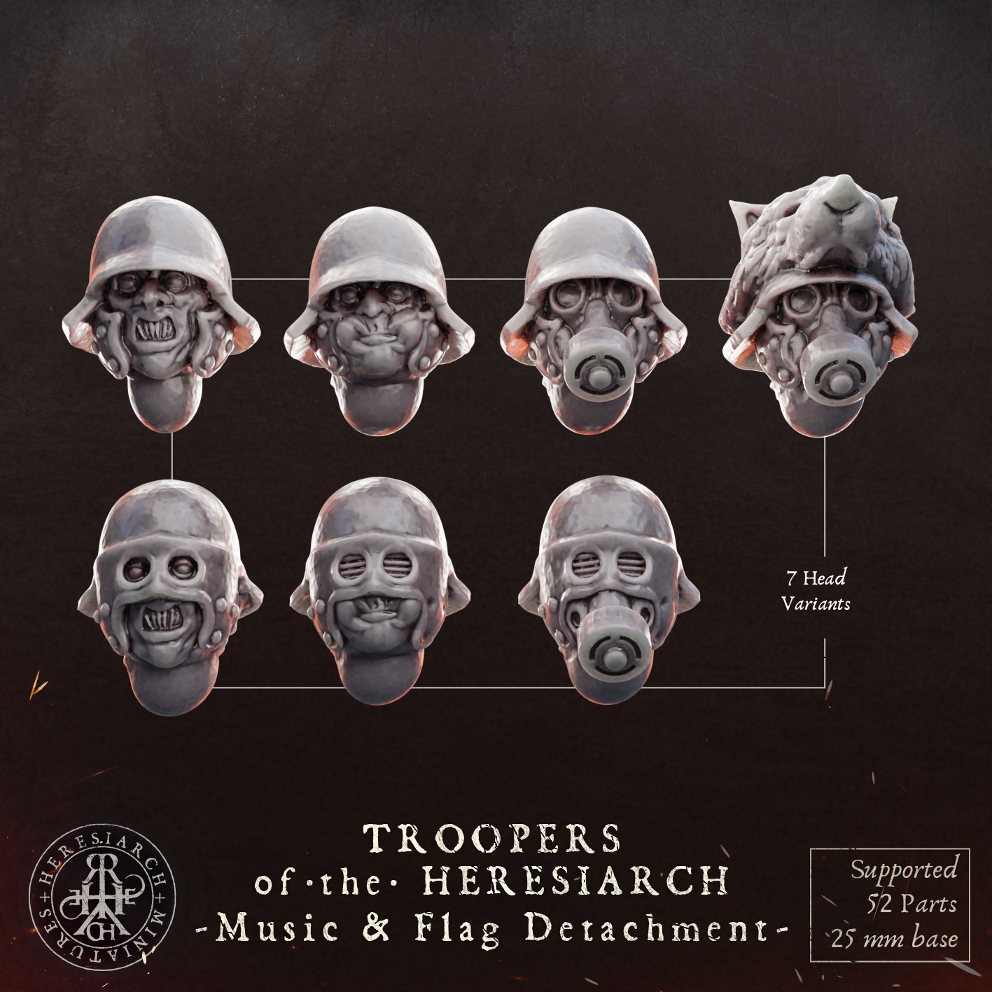 Music & Flag Detachment - Troopers of the Heresiarch by HeresiarchMiniatures - Image 7