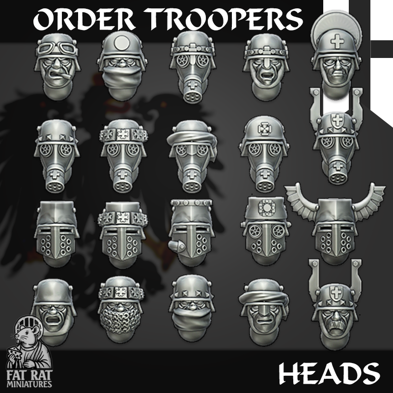 PRUSSIAN ORDER TROOPERS CUSTOMISABLE by Fat Rat Minitures - Image 5