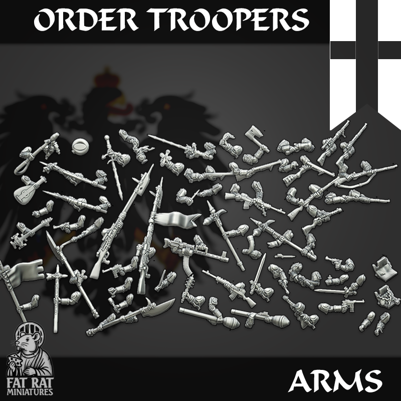 PRUSSIAN ORDER TROOPERS CUSTOMISABLE by Fat Rat Minitures - Image 3