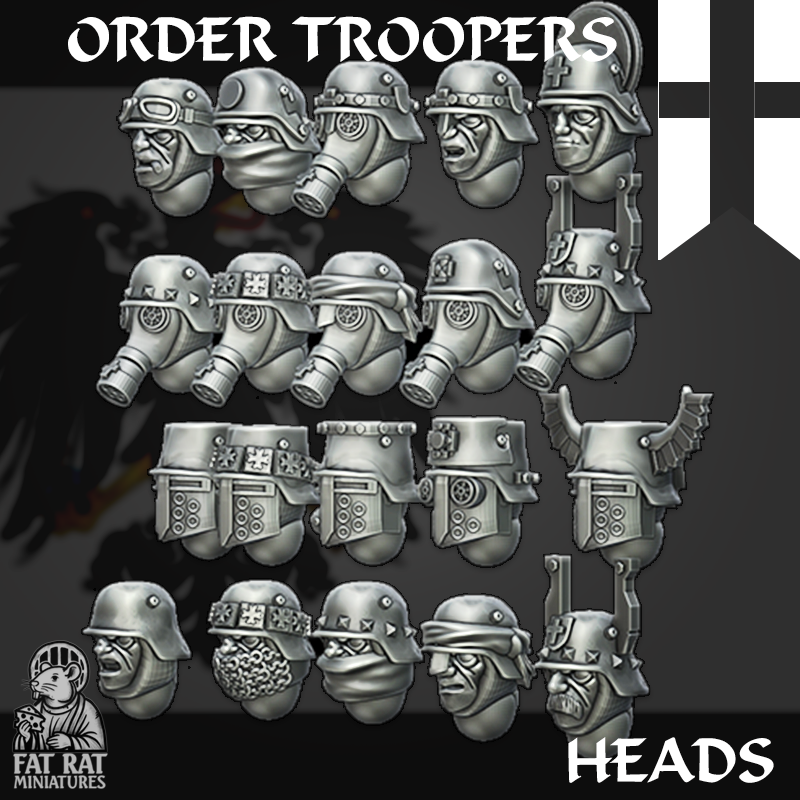 PRUSSIAN ORDER TROOPERS CUSTOMISABLE by Fat Rat Minitures - Image 4