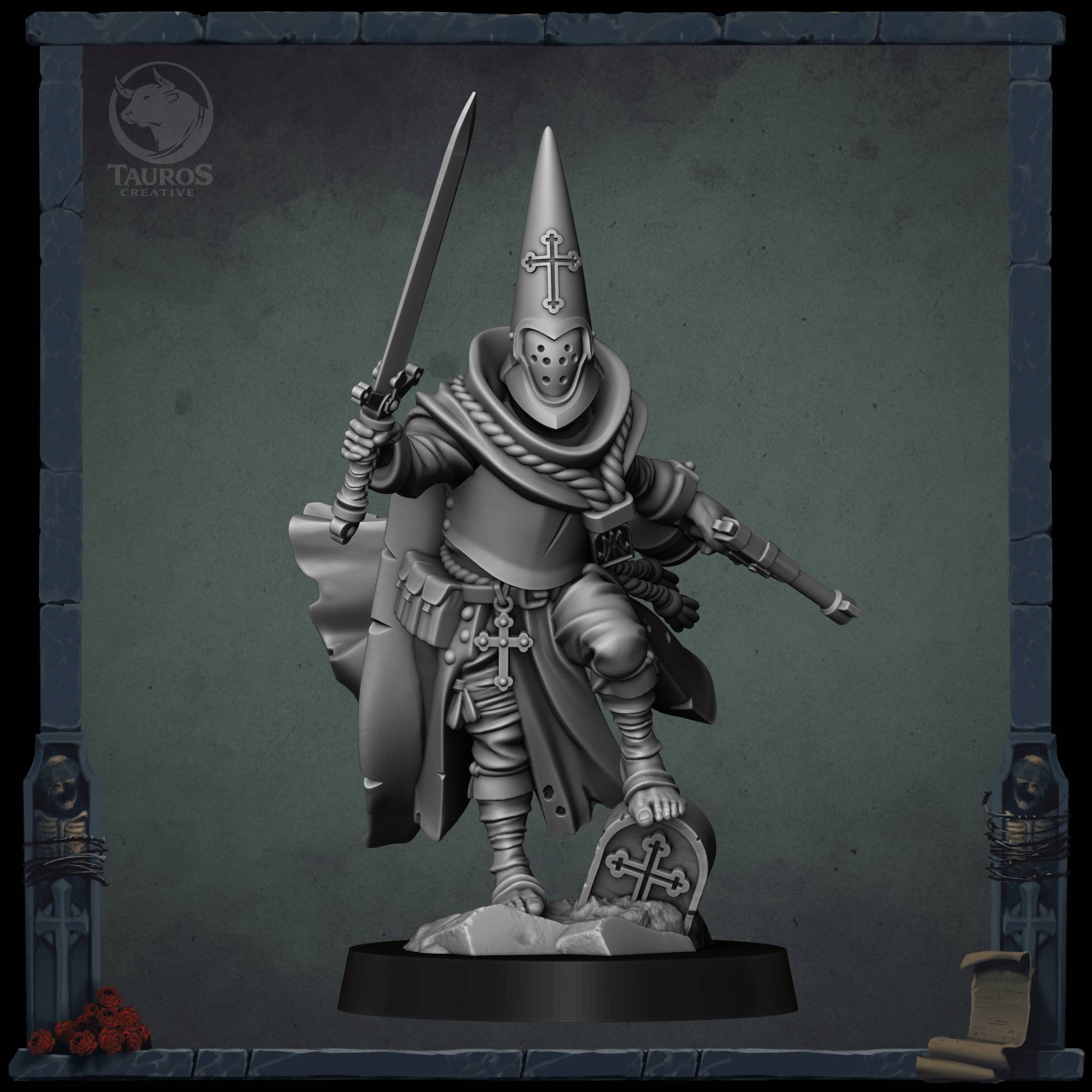 Penitent Brotherhoods — Hermanos Penitentes (Yeoman/ Pilgrim) — Trench Grimdark Warfare by Tauros Creative - Image 2