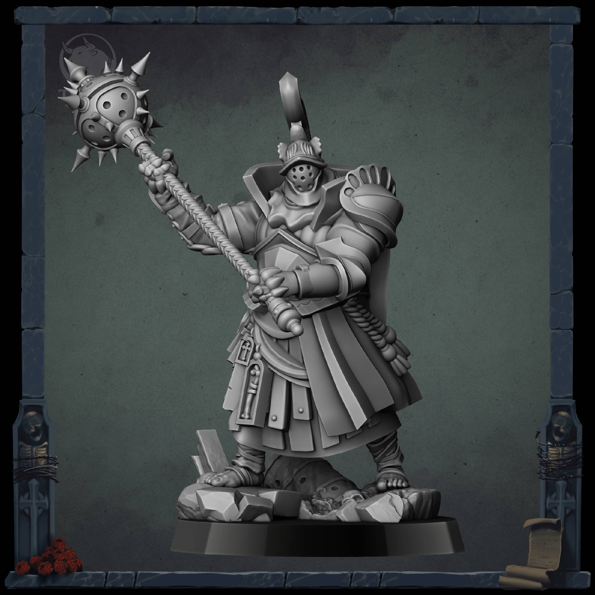 Penitent Brotherhoods — Custodio (Comunicant/ Mechanised Infantry) — Trench Grimdark Warfare by Tauros Creative, is a proxy for Communicant, in Trench Pilgrims.