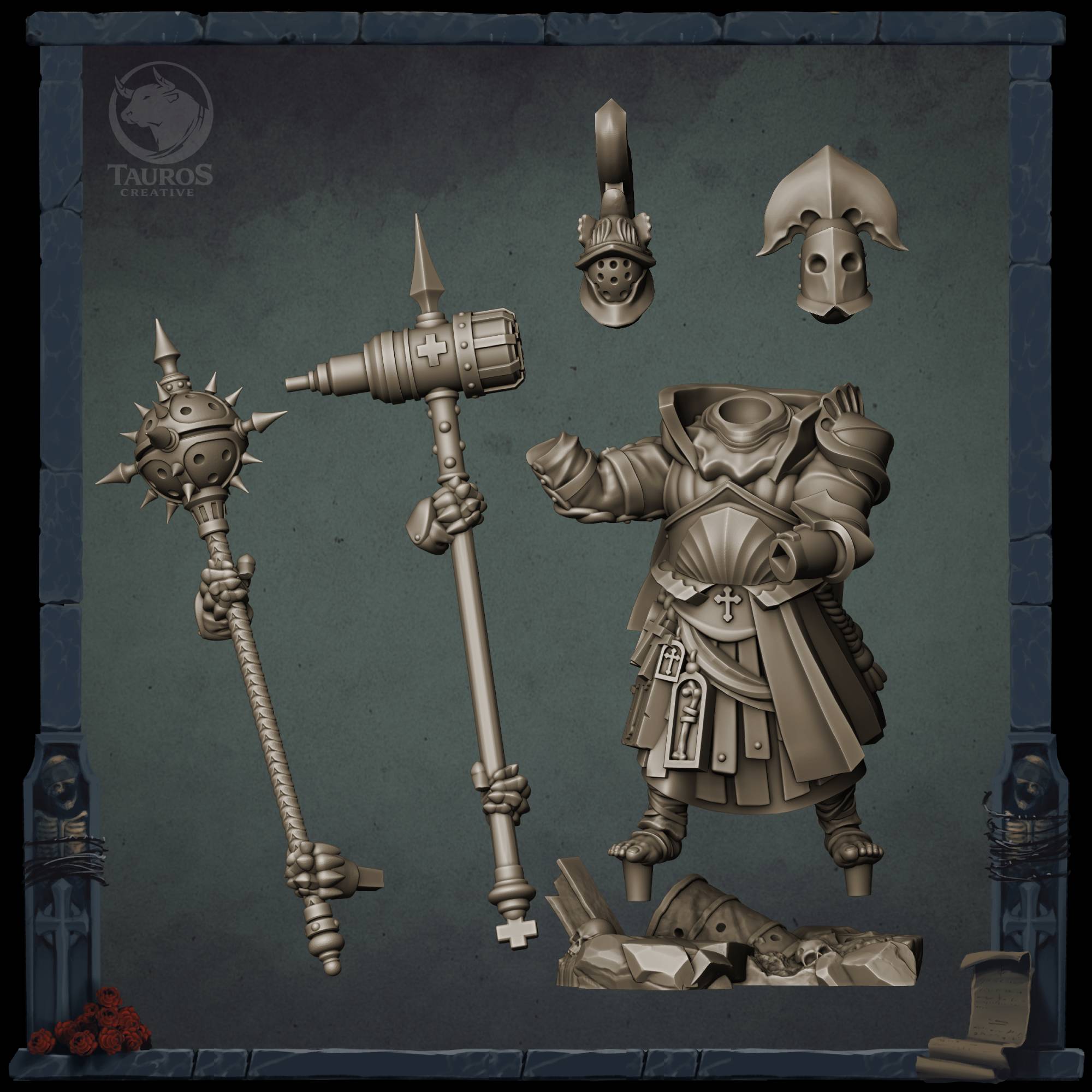 Penitent Brotherhoods — Custodio (Comunicant/ Mechanised Infantry) — Trench Grimdark Warfare by Tauros Creative - Image 2