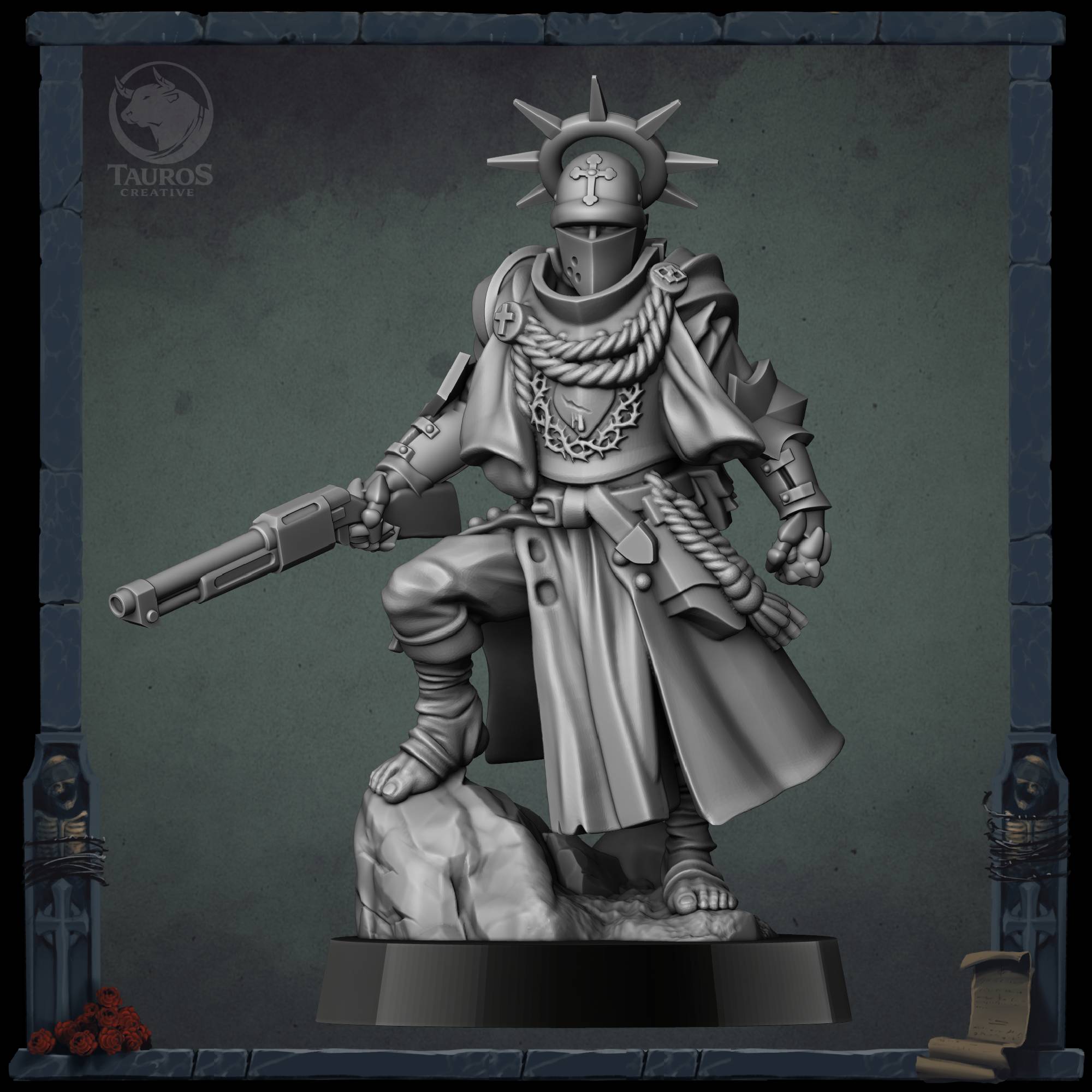 Penitent Brotherhoods — Armaos (Shocktrooper/ Yeoman/ Pilgrim) — Trench Grimdark Warfare by Tauros Creative - Image 4