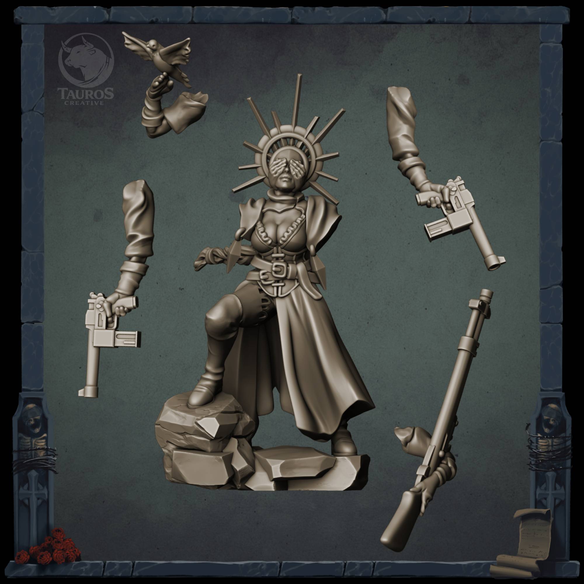 Penitent Brotherhoods — Virtuosa (Sniper) — Trench Grimdark Warfare by Tauros Creative - Image 2
