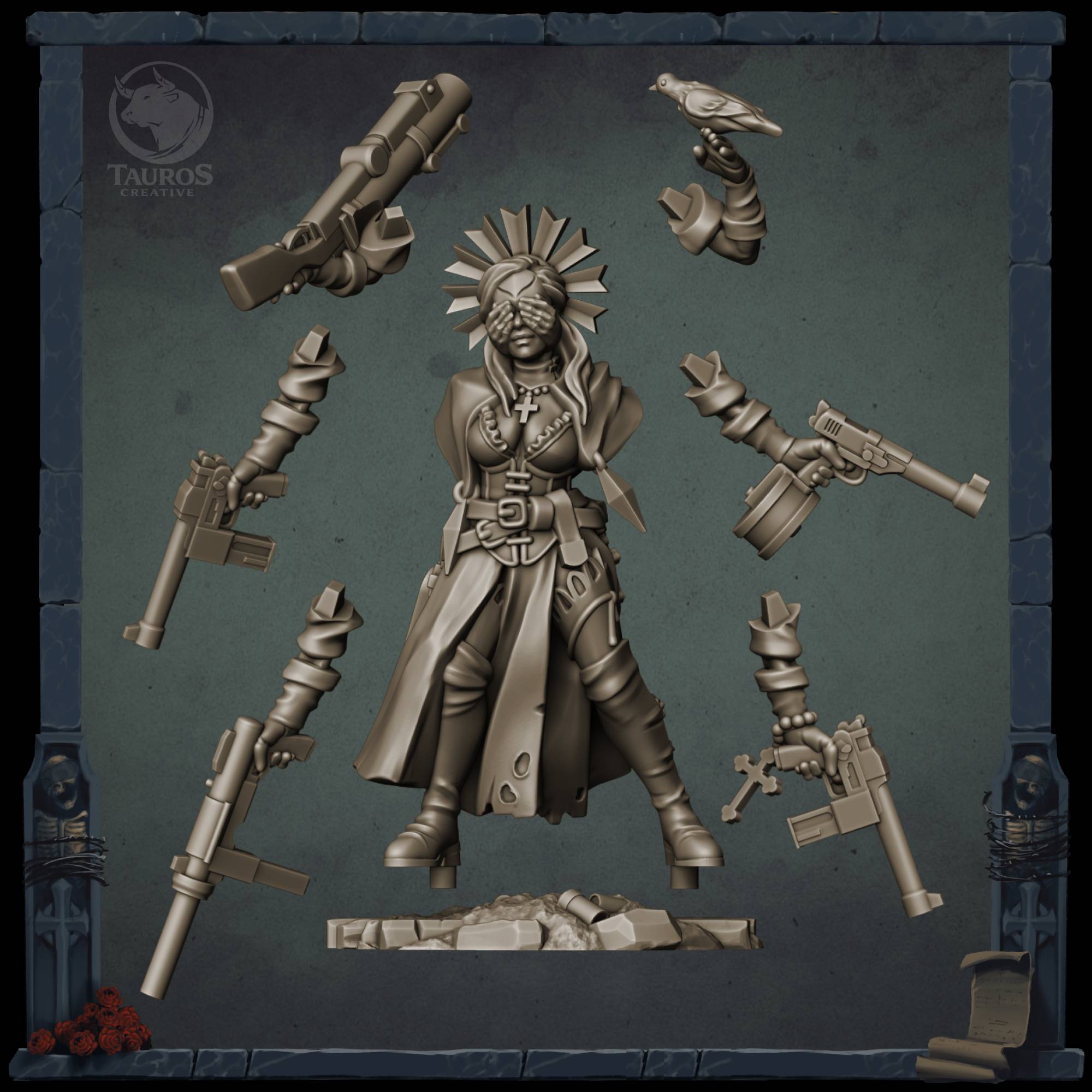 Penitent Brotherhoods — Virtuosa (Sniper) — Trench Grimdark Warfare by Tauros Creative - Image 2