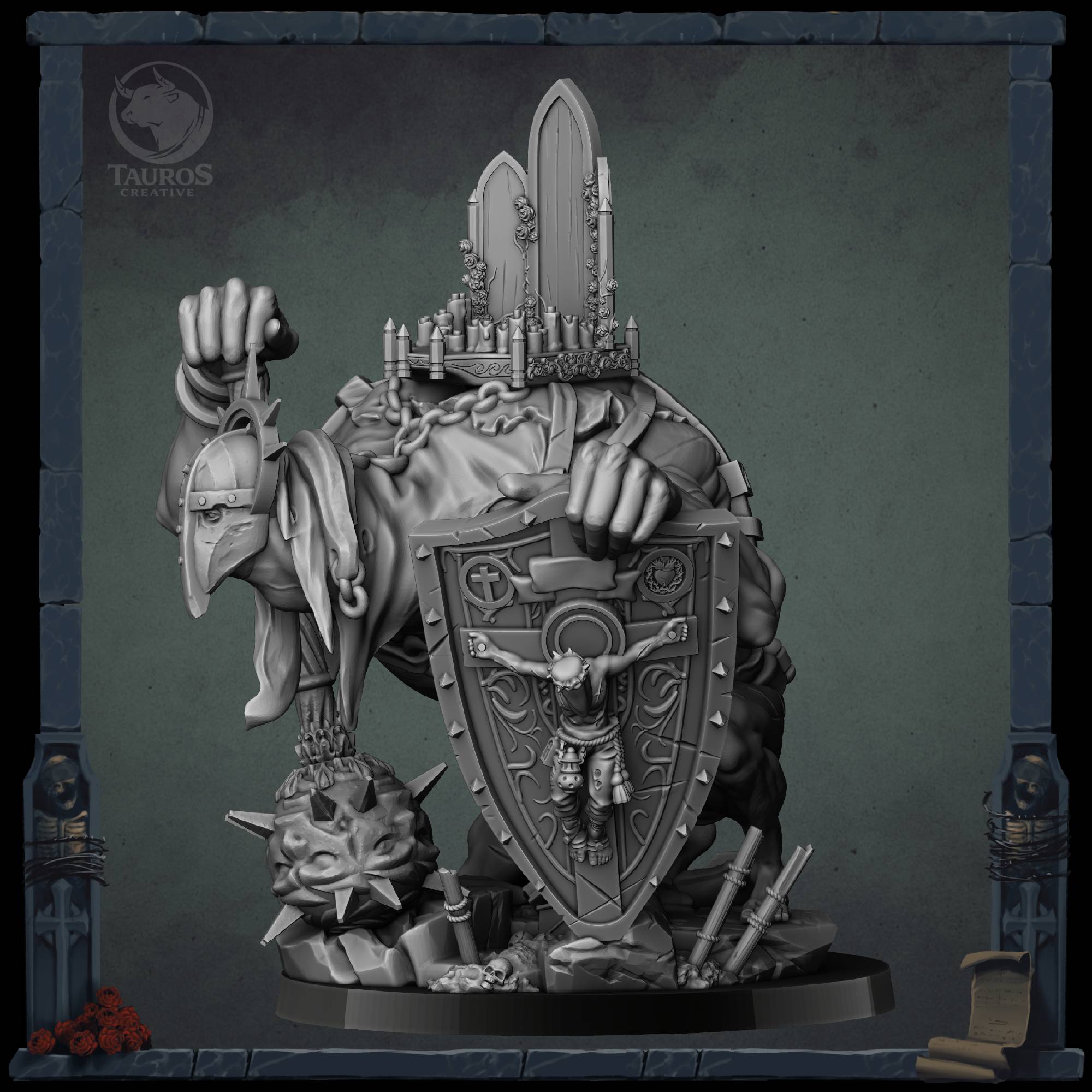 Penitent Brotherhoods — Palio de Batalla (Shrine Anchorite) — Trench Grimdark Warfare by Tauros Creative - Image 2