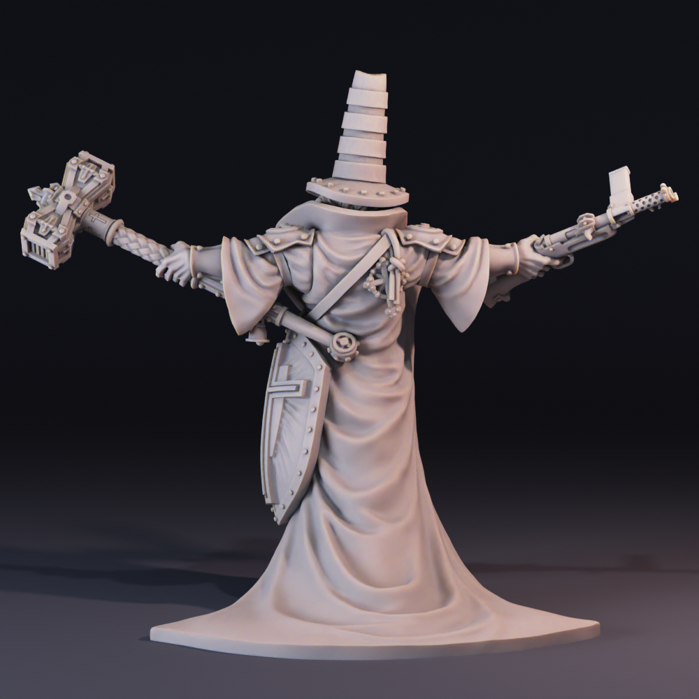 Trench Pilgrim War Prophet Joan, Leader for Trench Crusade by MikeEvansArt - Image 2