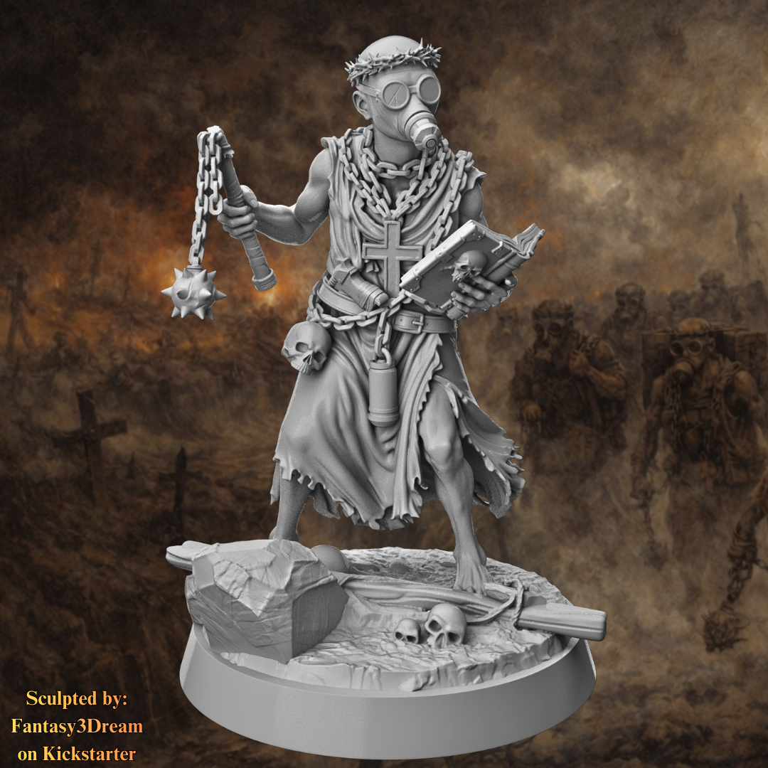 Trench Zealots: WW1 Pilgrims & Ammo Monks & Terrain [Merchant] by 3DprintingUK - Image 4