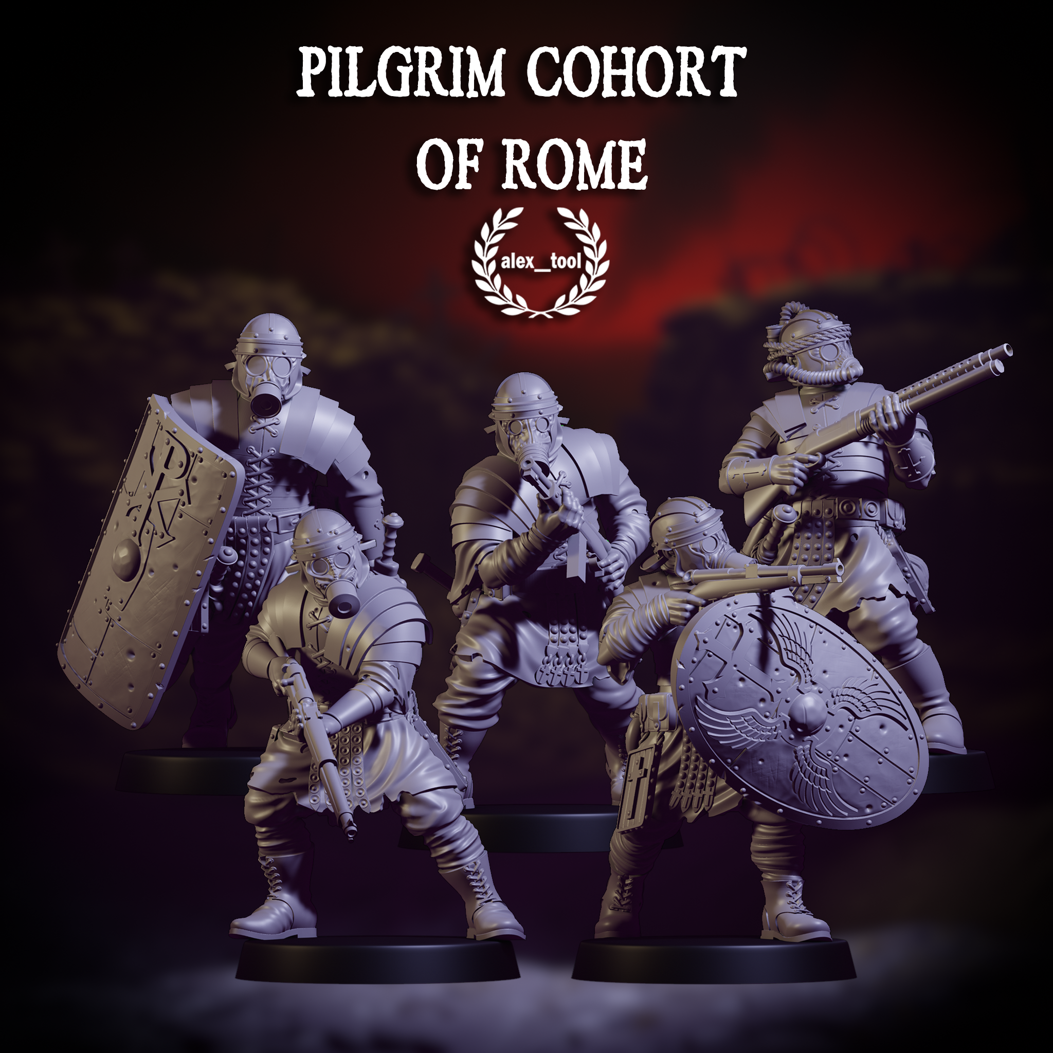 PILGRIM COHORT OF ROME by AlexTool, is a proxy for Trench Pilgrim, in Trench Pilgrims.