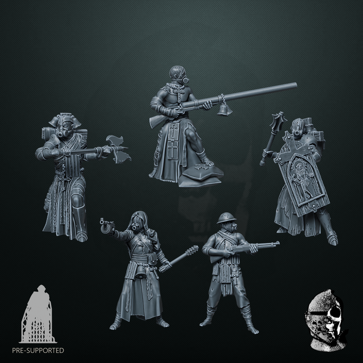 Pilgrims of Decay Infantry by 9hell, is a proxy for Trench Pilgrim, in Trench Pilgrims.