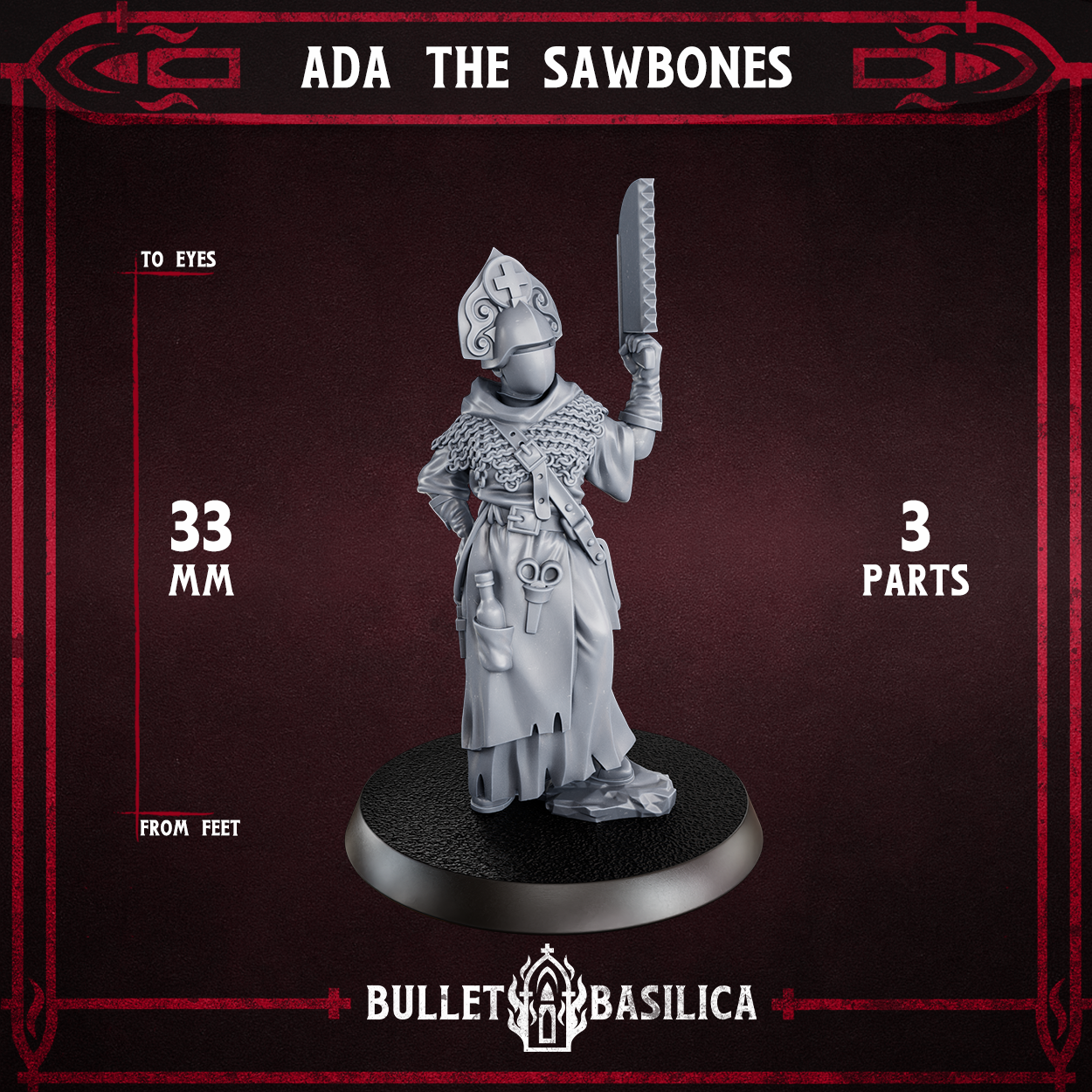 Ada the sawbones by Bullet Basilica, is a proxy for Combat Medic, in The Principality of New Antioch.