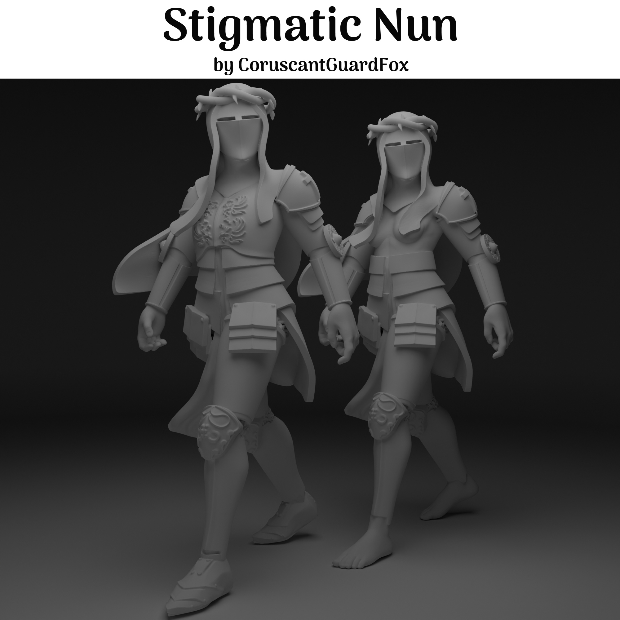 Stigmatic Nun - War Pilgrimage of Saint Methodius by Coruscantguardfox, is a proxy for Stigmatic Nun, in Trench Pilgrims.