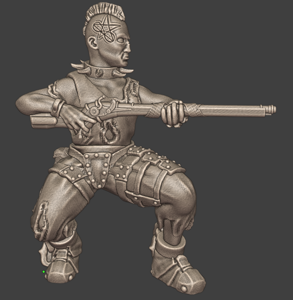 Wretched Soldier Crouched with Musket by Pan_Demonic - Image 5