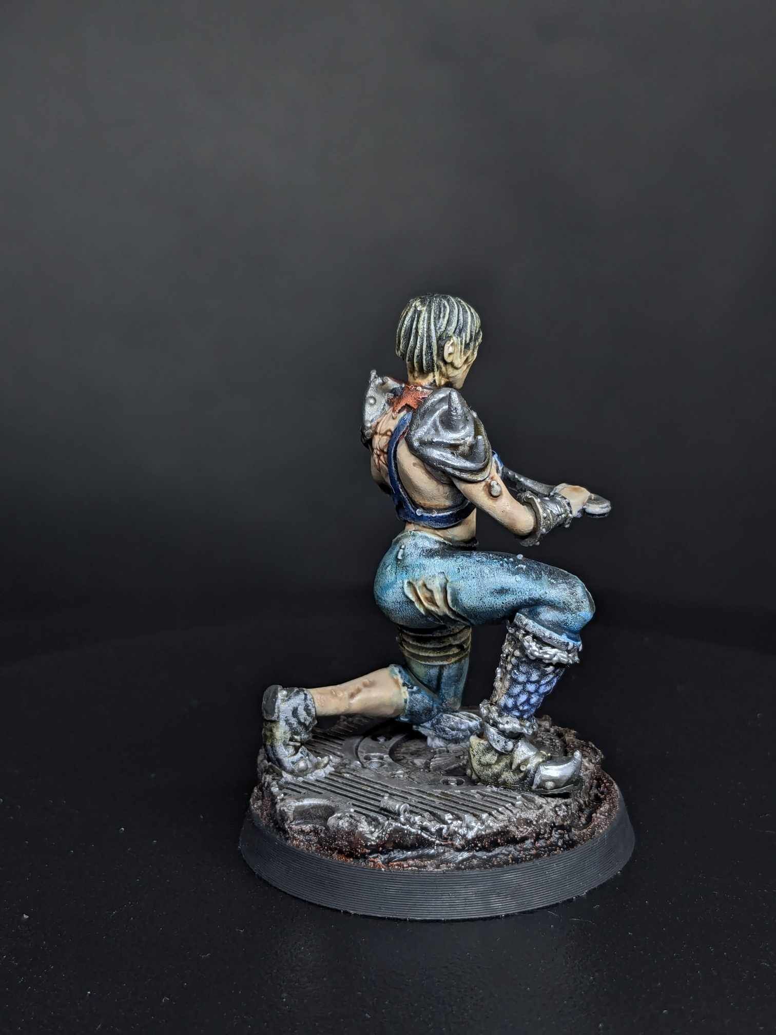 Kneeling Female Wretched Slave Warrior by Pan_Demonic - Image 2