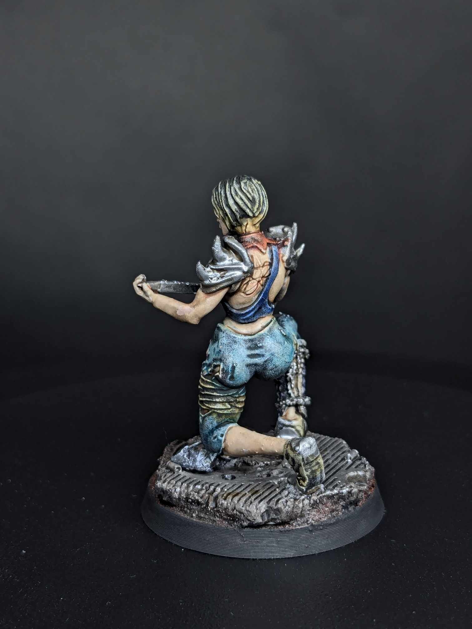 Kneeling Female Wretched Slave Warrior by Pan_Demonic - Image 3