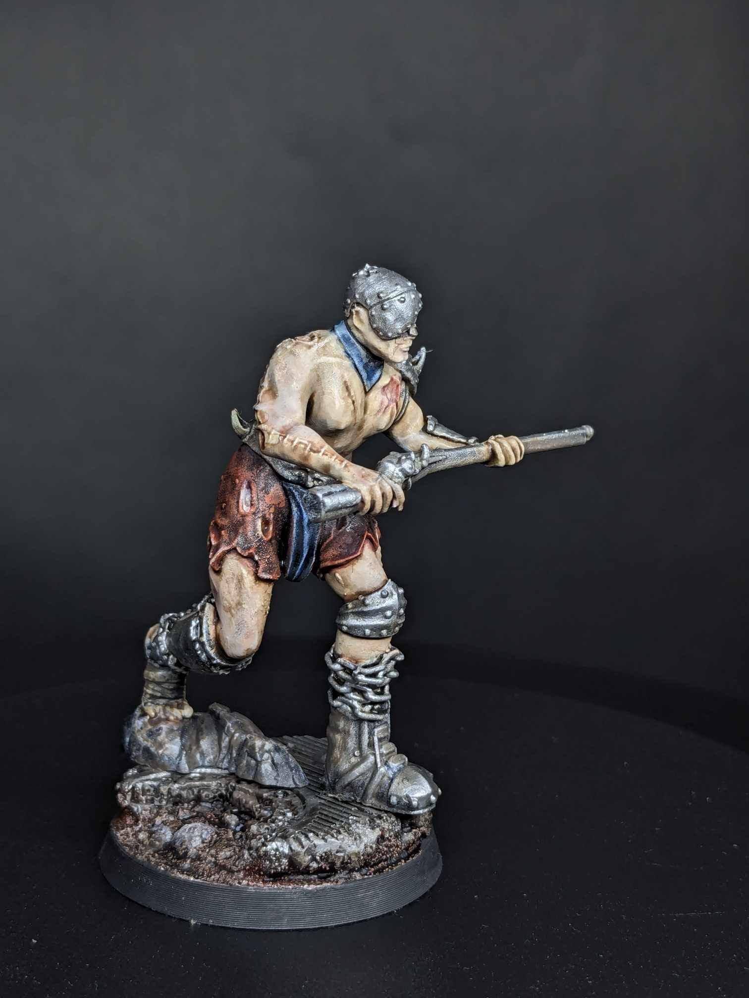 Wretched Slave Warrior Rifleman of Hell (Proxy for Trench Crusade) by Pan_Demonic - Image 2
