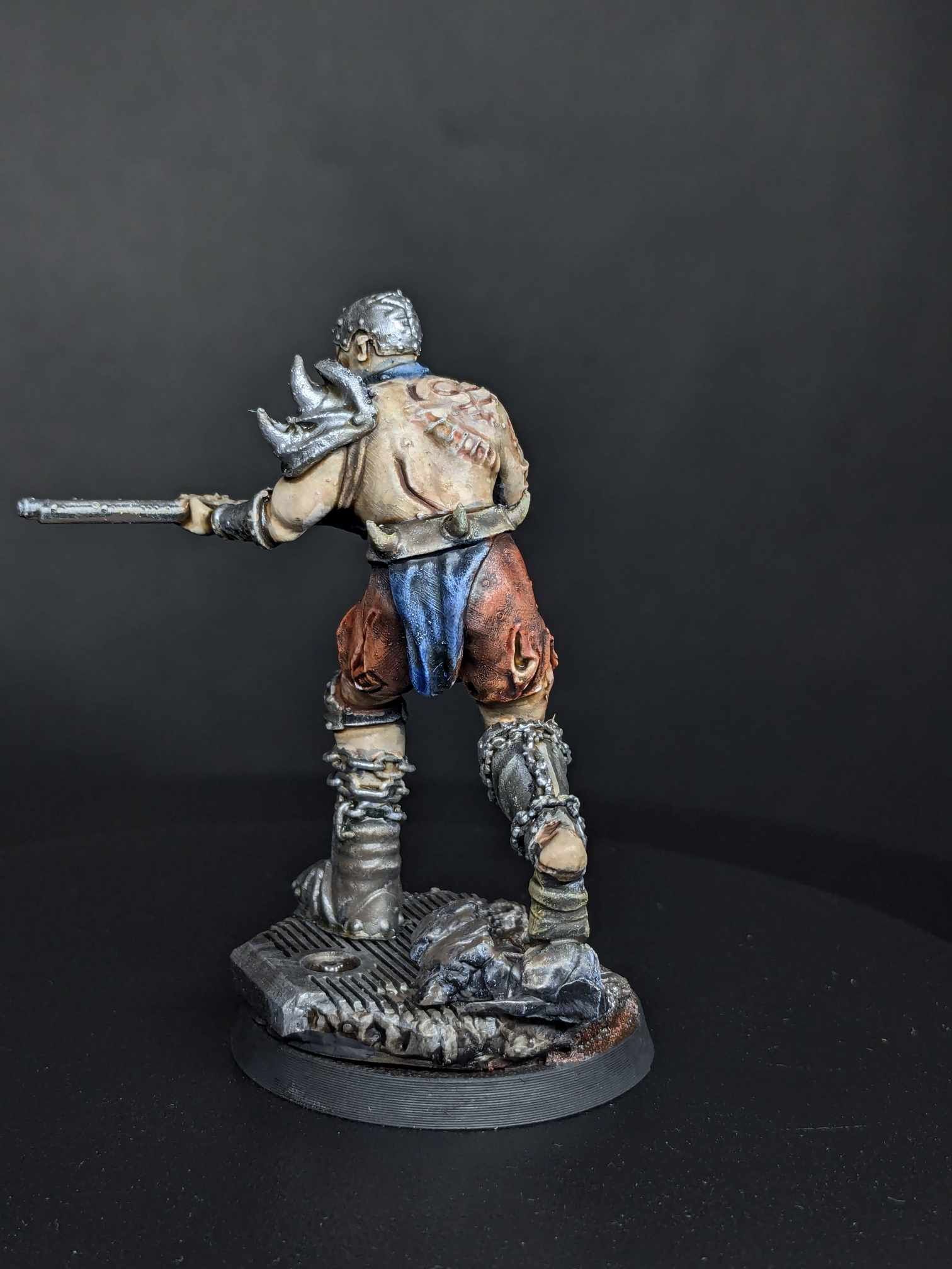 Wretched Slave Warrior Rifleman of Hell (Proxy for Trench Crusade) by Pan_Demonic - Image 3