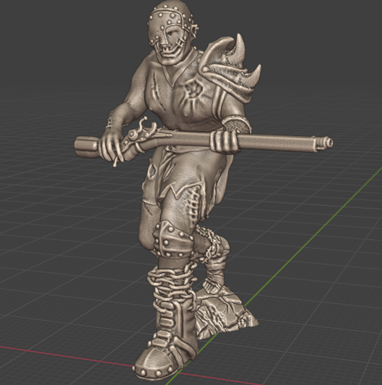 Wretched Slave Warrior Rifleman of Hell (Proxy for Trench Crusade) by Pan_Demonic - Image 5