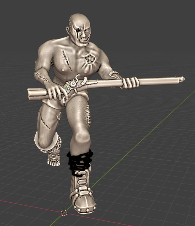 Wretched Slave Warrior Rifleman of Hell (Proxy for Trench Crusade) by Pan_Demonic - Image 8