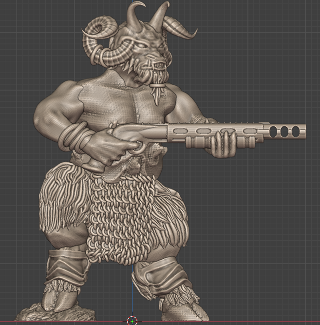 Proxy Yoke Fiend (Beastman) with Shotgun or Blunderbuss by Pan_Demonic - Image 9