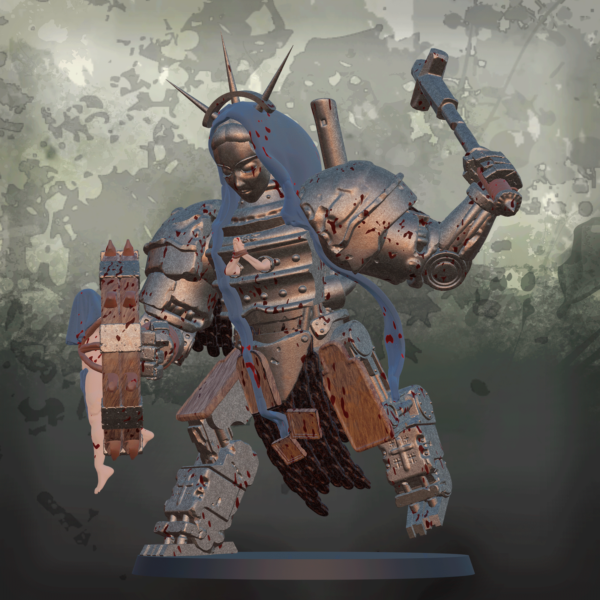 Iron Maiden Shrine - Unofficial Anchorite Shrine by D_RR_C, is a proxy for Anchorite Shrine, in Trench Pilgrims.