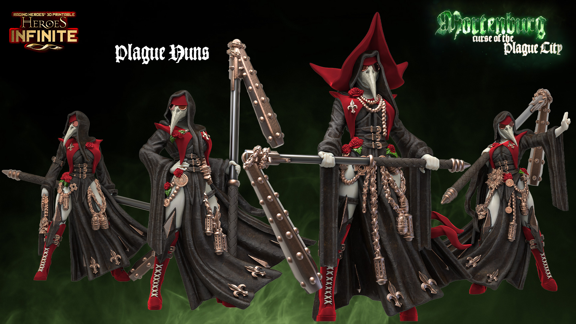 Plague Nuns by Heroes Infinite, is a proxy for Stigmatic Nun, in Trench Pilgrims.