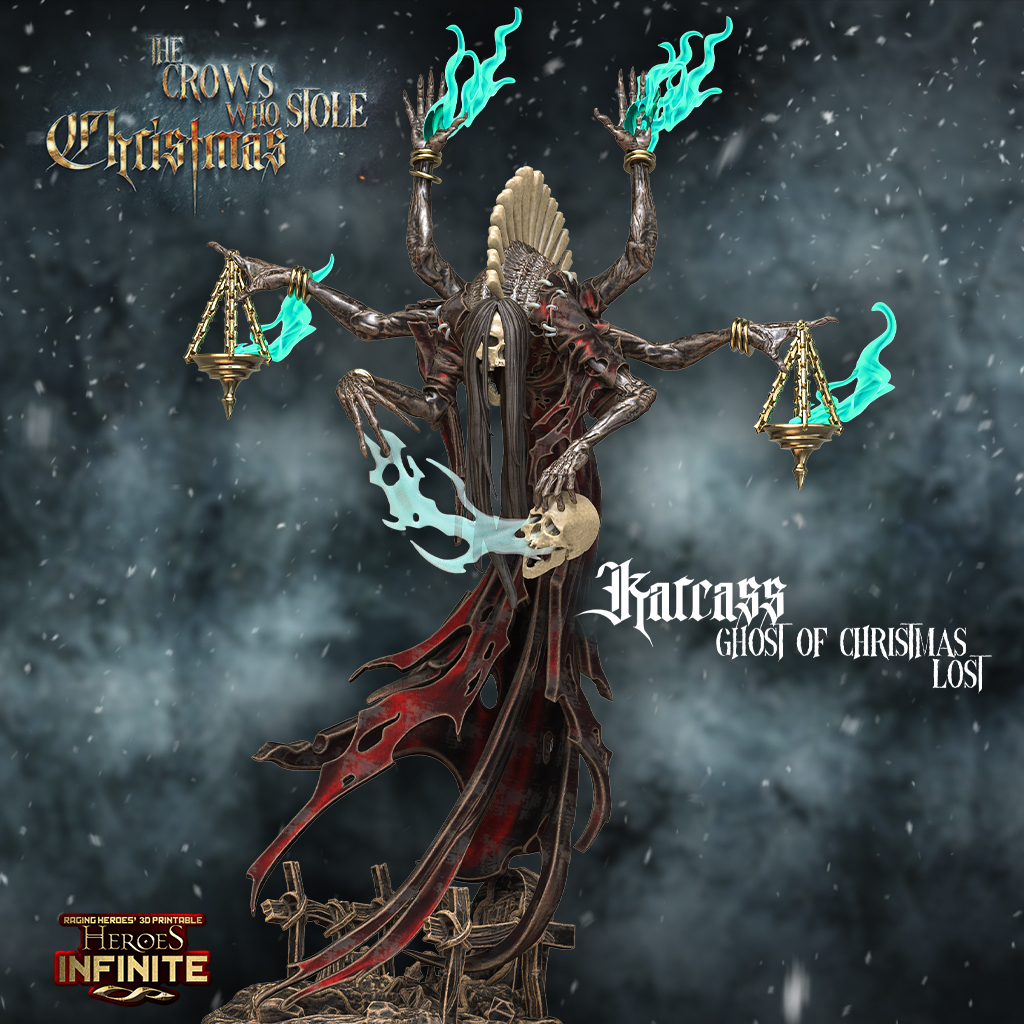 Karcass, Ghost Of Christmas Lost by Heroes Infinite, is a proxy for Sorcerer, in Court of the Seven Headed Serpent.