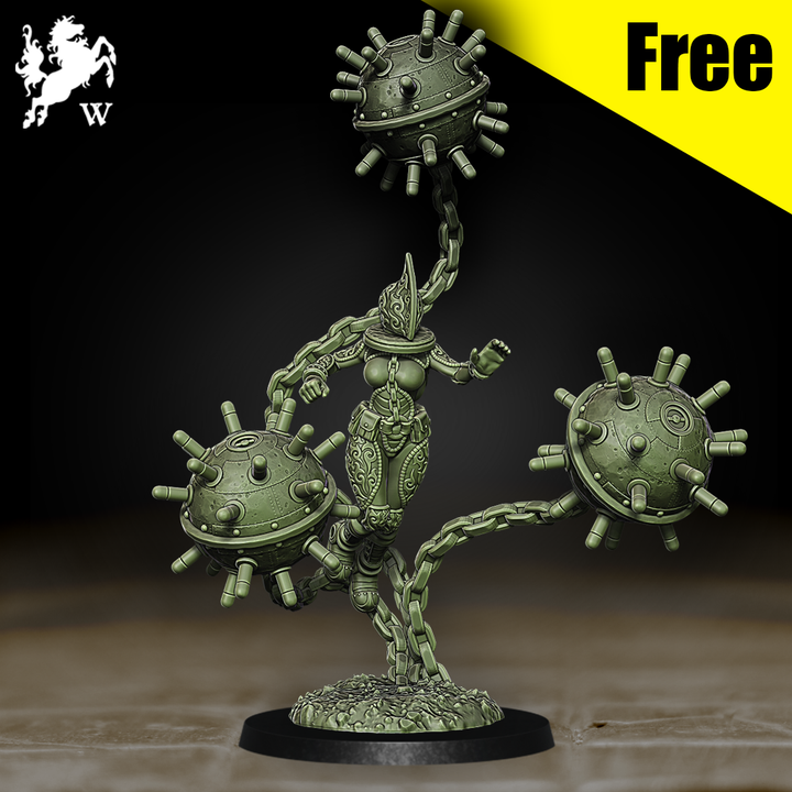 Naval Witch by Westfalia Miniatures, is a proxy for Artillery Witch, in Heretic Legion.
