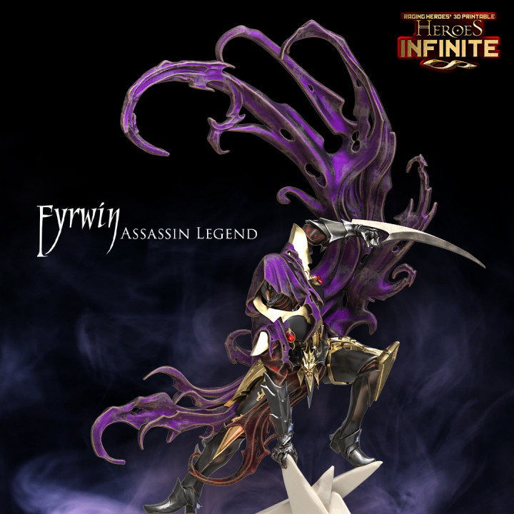 Fyrwin assassin legend by Heroes Infinite, is a proxy for Assassin Acolyte, Master Assassin, Sultanate Assassin, in Iron Sultanate.