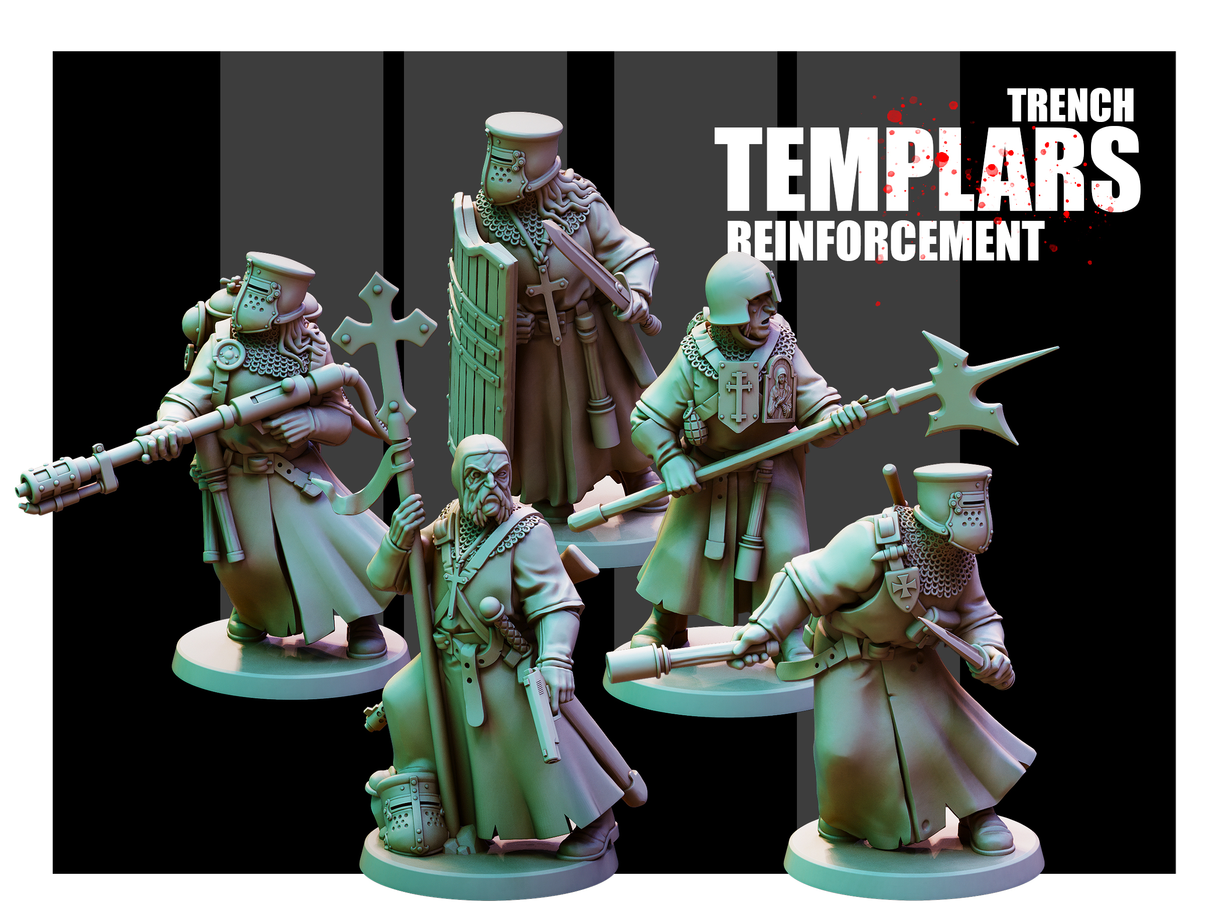 Trench Templars Reinforcement by RedPilgrim, is a proxy for Shocktrooper, in The Principality of New Antioch.