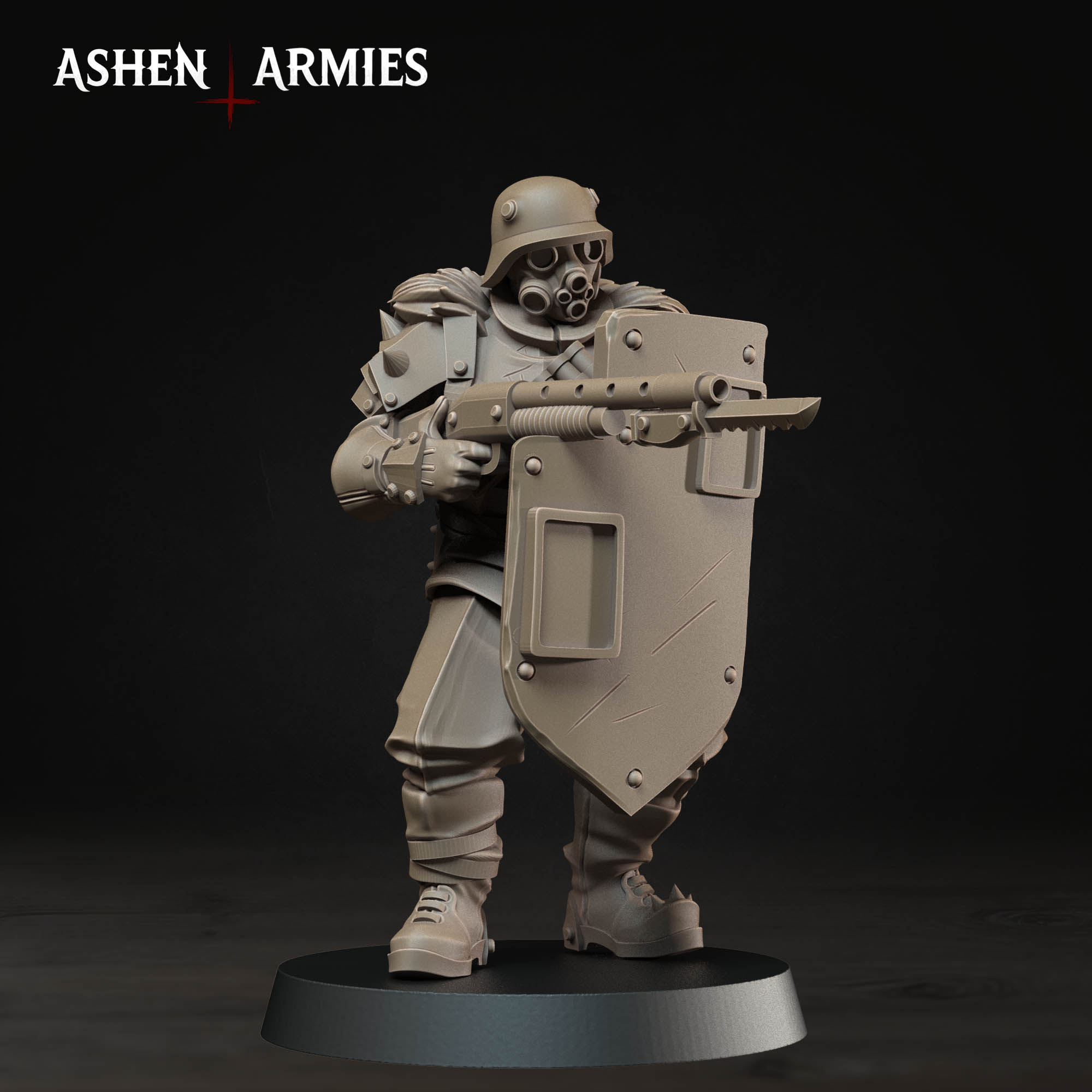 Hellbound Apostasy - Heretic Troopers (Shotgun and Melee) (2 Models) by Ashen Armies - Image 5