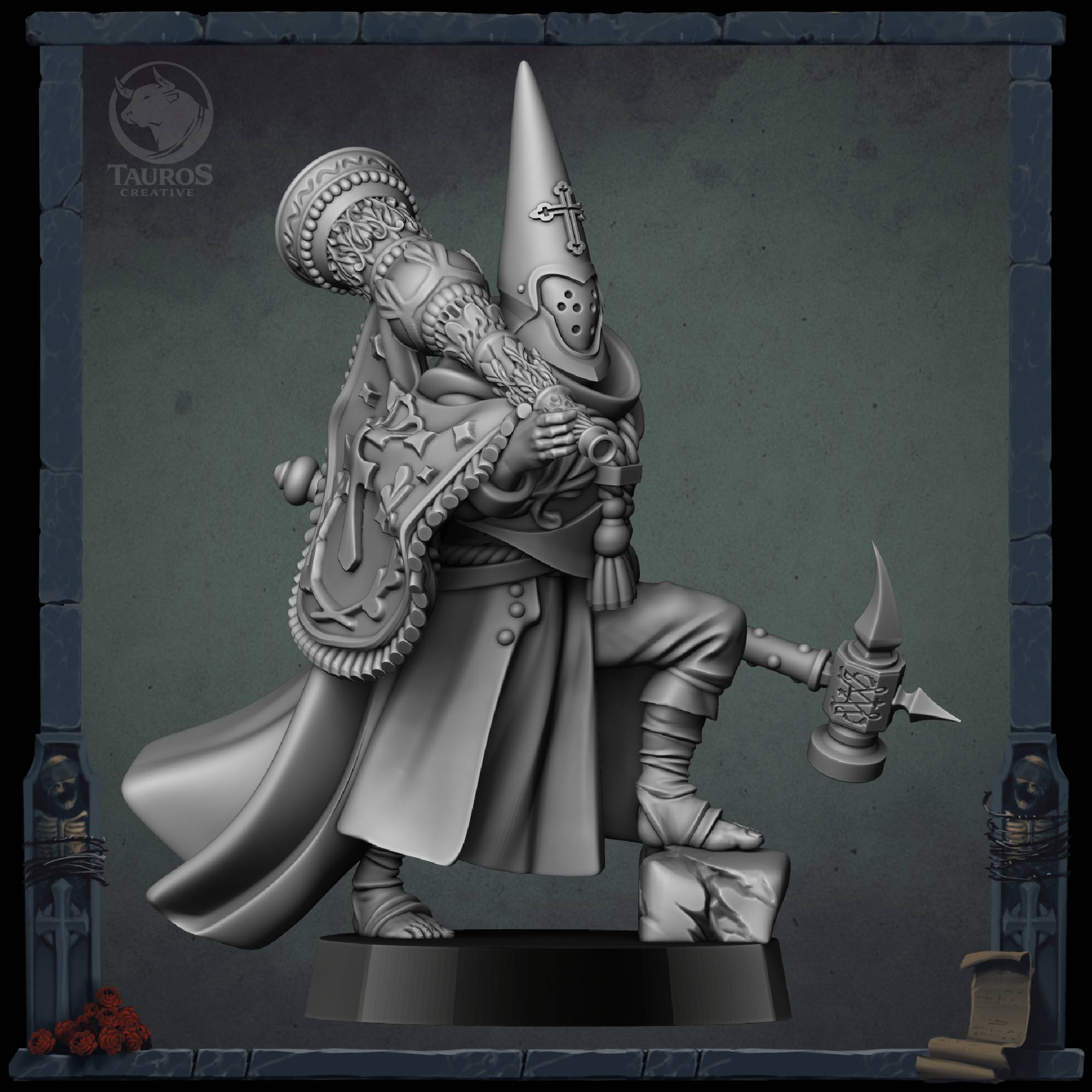 Penitent Brotherhoods — Hermanos Penitente (Musician) — Trench Grimdark Warfare by Tauros Creative, is a proxy for Trench Pilgrim, in Trench Pilgrims.