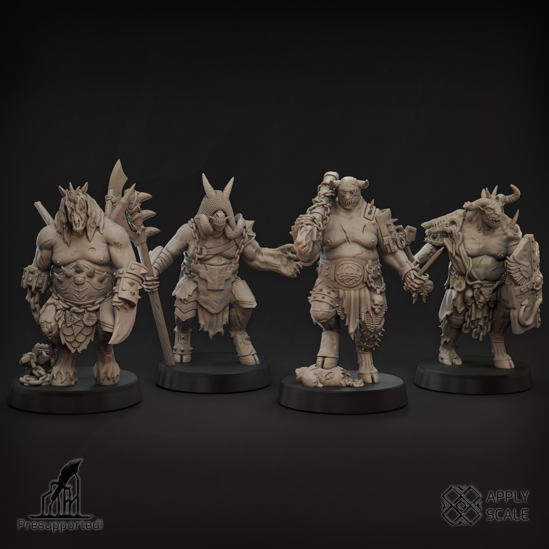 Cursed Demon Warrior Fiend Bundle by Apply Scale, is a proxy for Yoke Fiend, in Court of the Seven Headed Serpent.