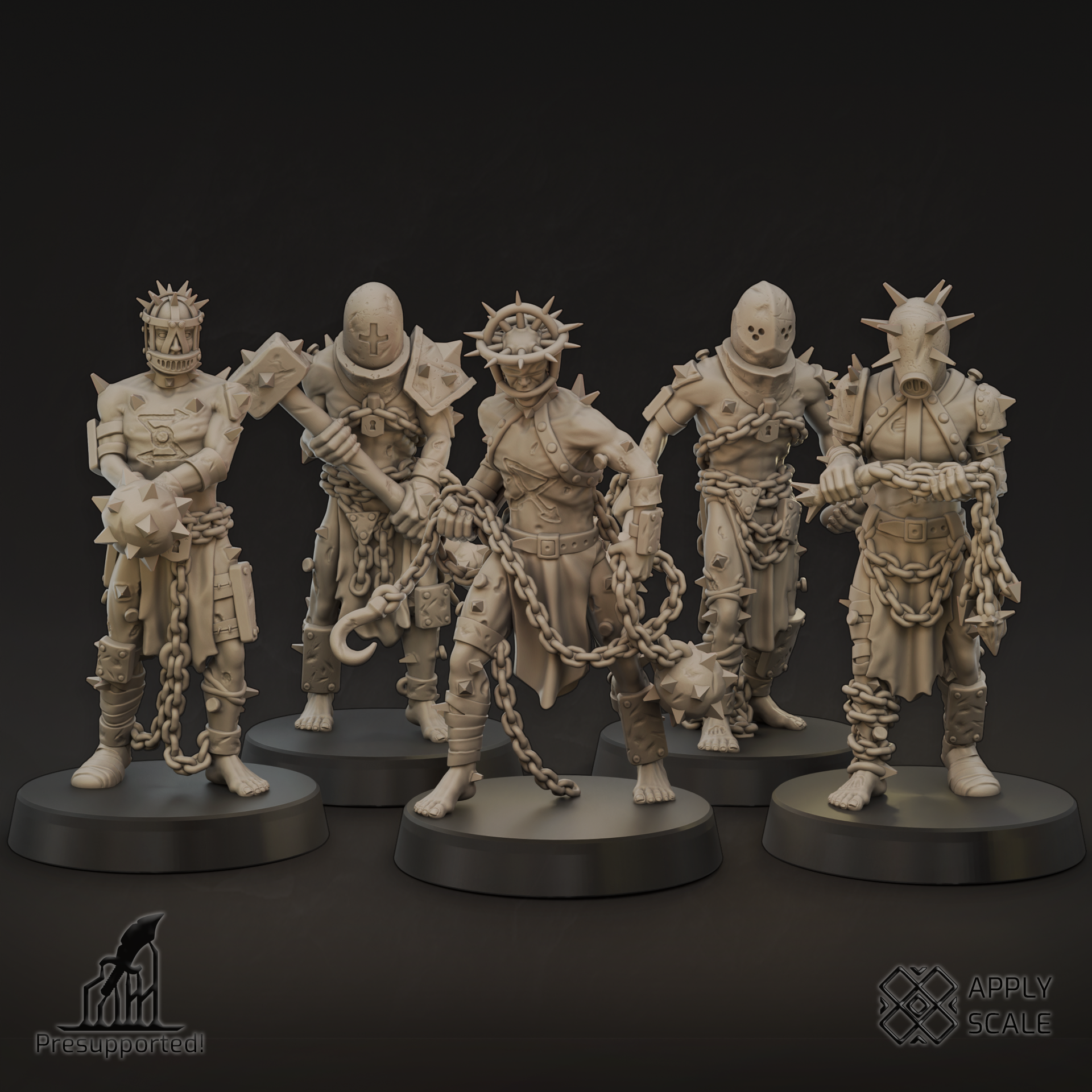 Wretched Tortured Thralls Bundle by Apply Scale, is a proxy for Wretched, in Court of the Seven Headed Serpent, Heretic Legion.