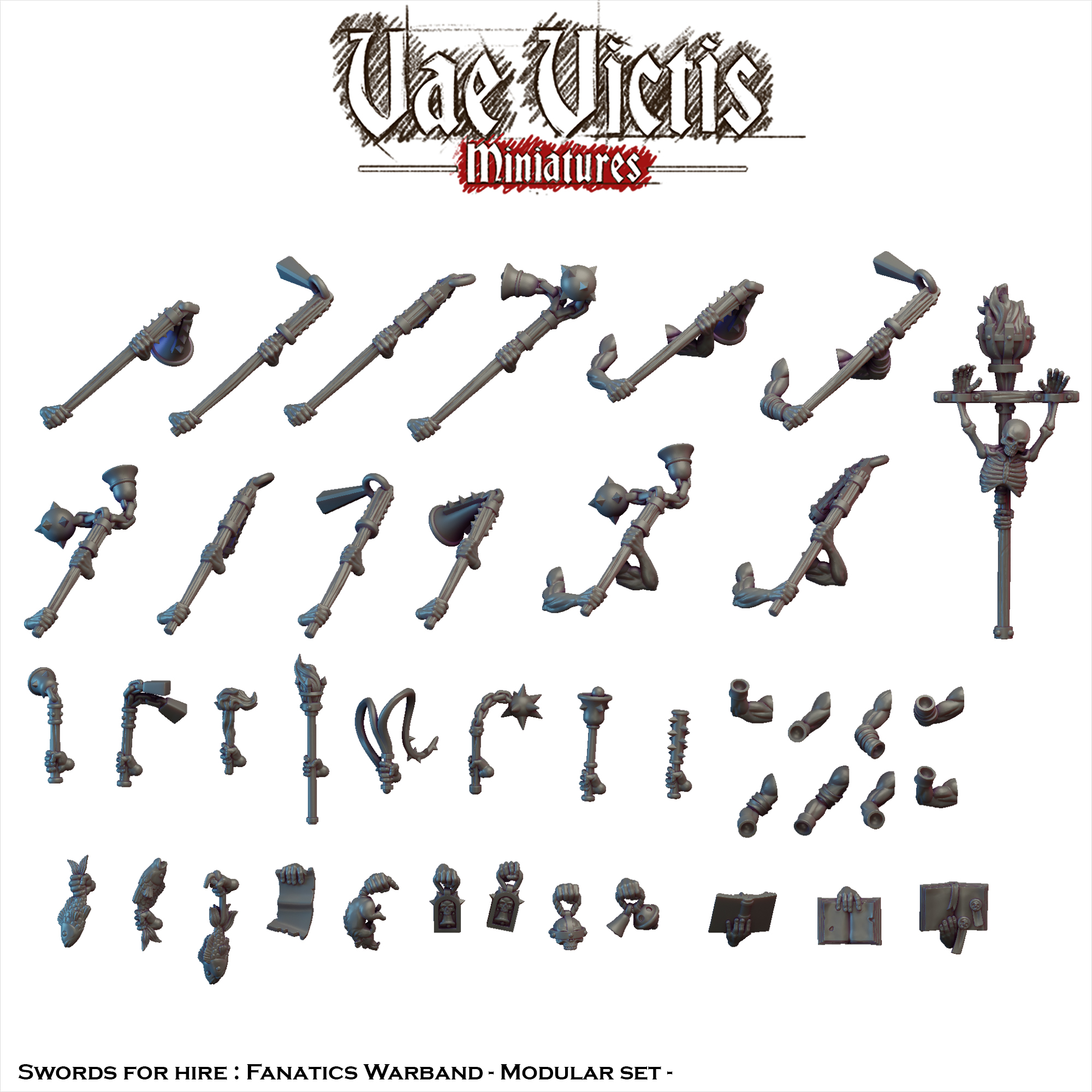 Modular Swords for hire : Fanatics (Warband) by Vae Victis Miniatures - Image 2