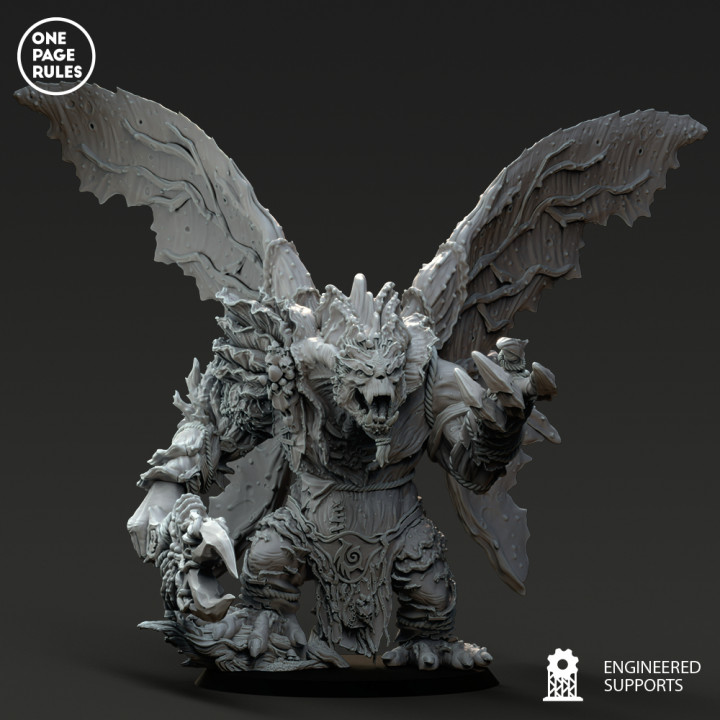 Harbinger of Plague - Plague Daemons by onepagerules, is a proxy for Gregori Gula, in Cult of the Black Grail.