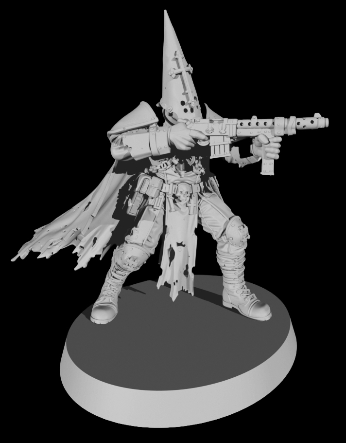 Trench Pilgrim Machine Gun by The Crescent Collective, is a proxy for Trench Pilgrim, in Trench Pilgrims.