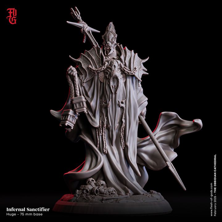 Infernal Sanctifier by Flesh of Gods, is a proxy for Heretic Priest, in Heretic Legion.