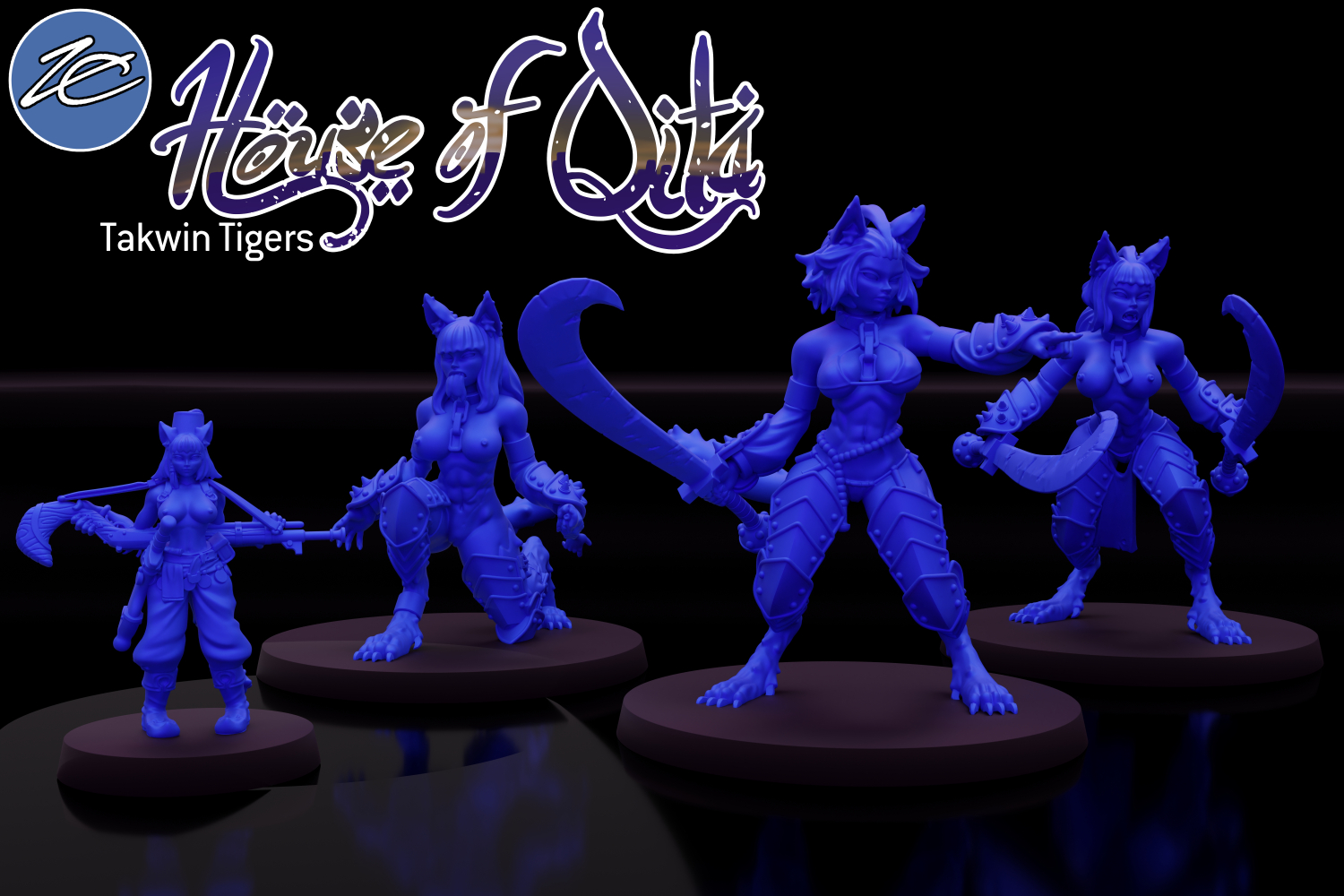 HoQ - Takwin Tigers by ZeDarkPenguin, is a proxy for Lion of Jabir, in Iron Sultanate.