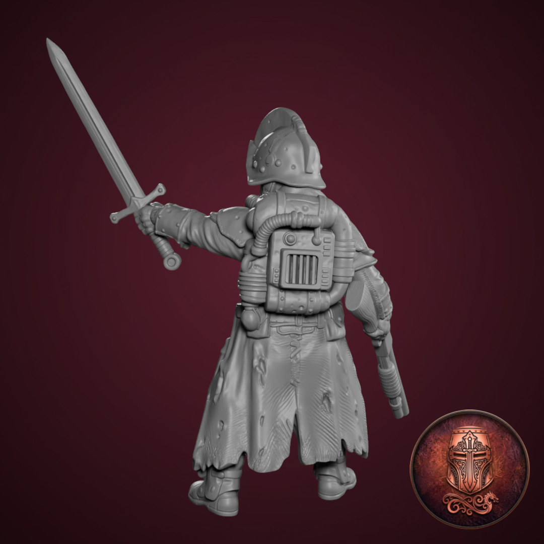 The Iron Lieutenant – Shotgun & Sword Officer by AlbusMiles - Image 2