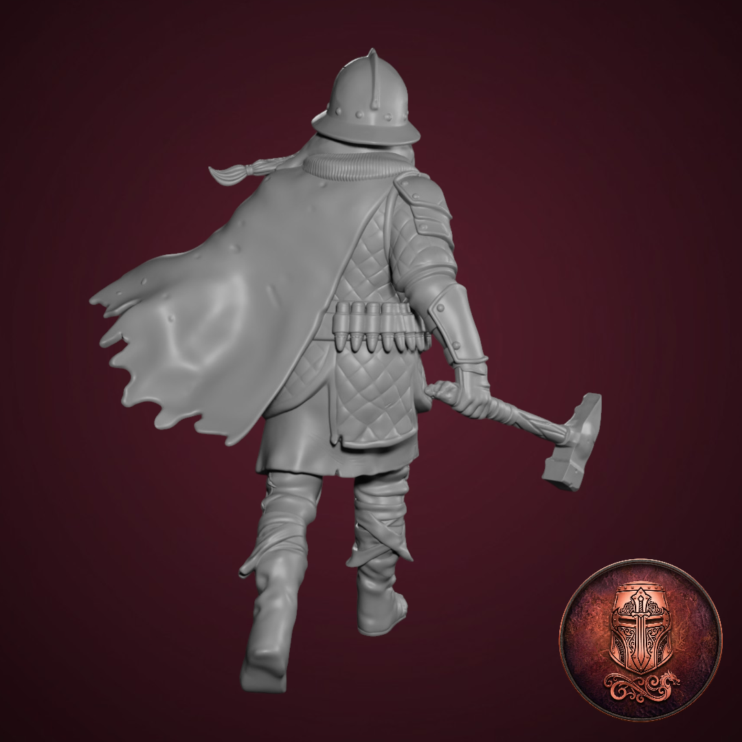 The Iron Veteran – Grimdark Veteran Warrior by AlbusMiles - Image 2
