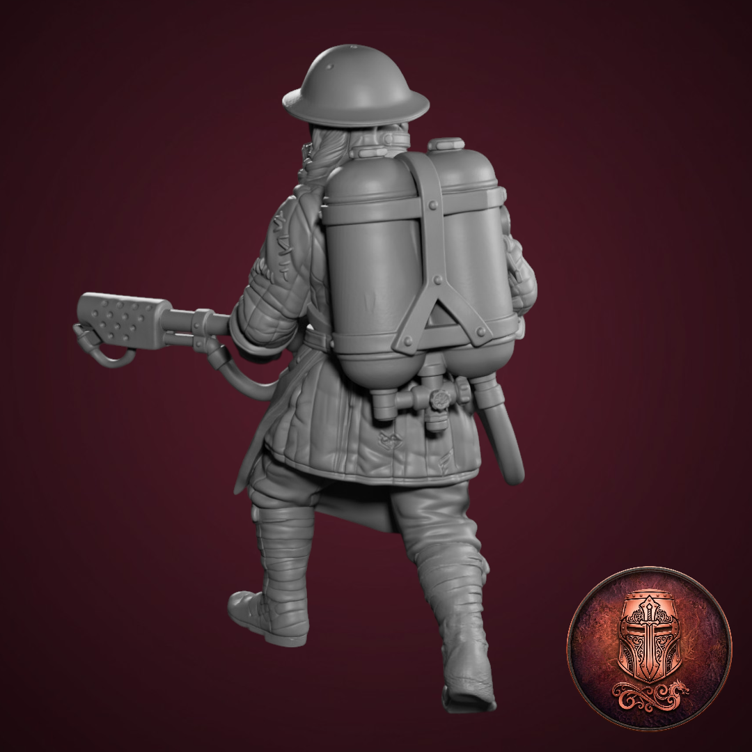 The Firebrand – Grimdark Flamethrower Specialist by AlbusMiles - Image 2