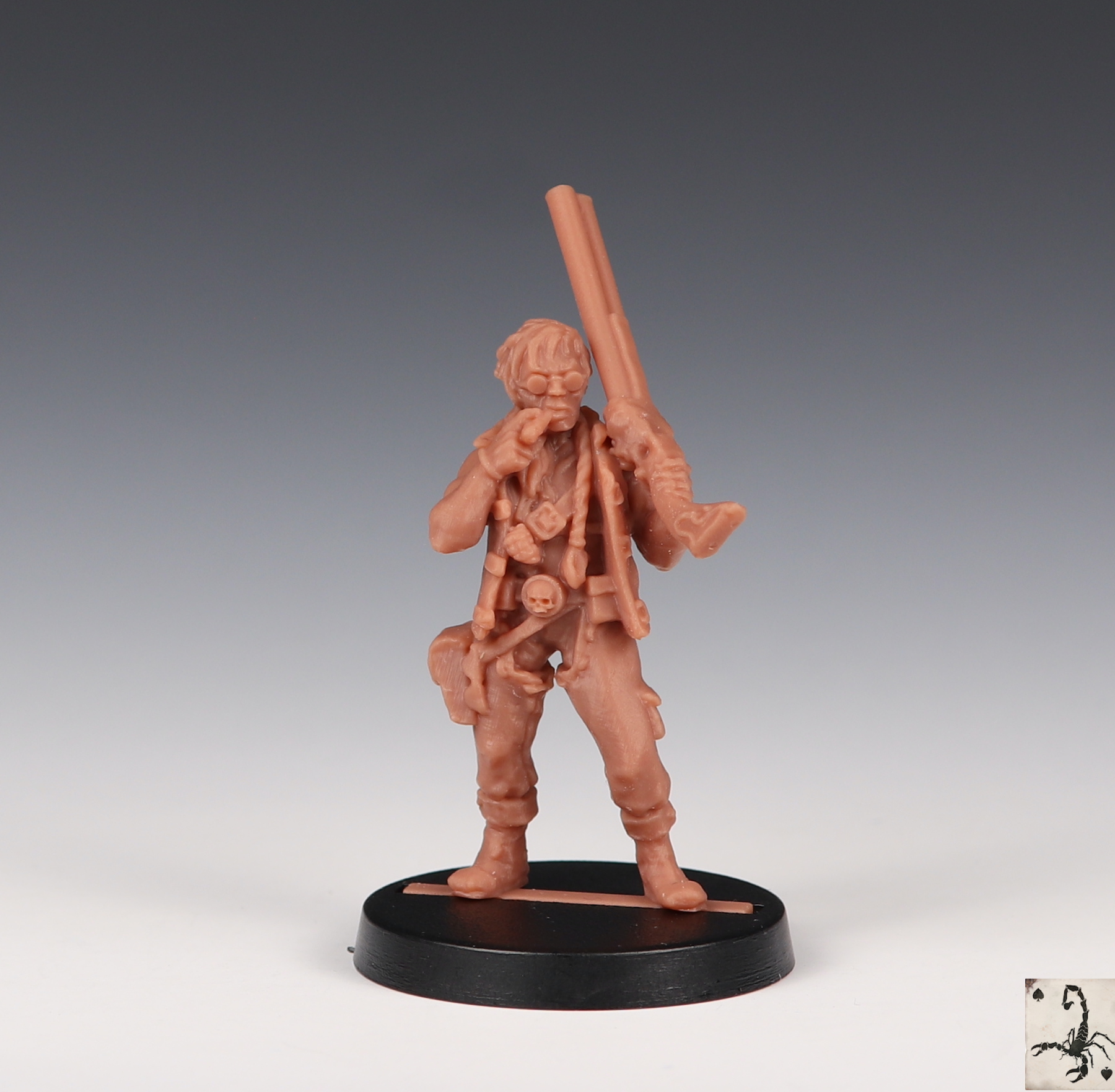 Alfonso by Black Scorpion Miniatures, is a proxy for Lieutenant, in The Principality of New Antioch.