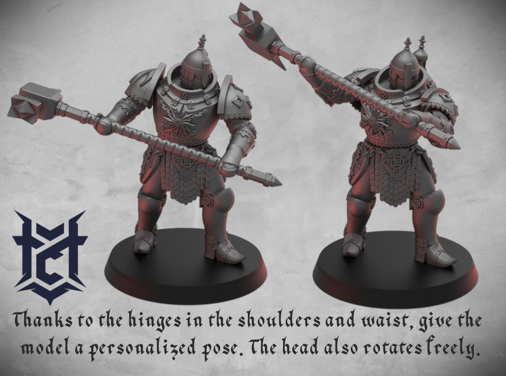 Slavic Heavy Mechanized Druzhina TC (pose 2 two-handed melee weapons) by MCGuild, is a proxy for Mechanised Heavy Infantry, in The Principality of New Antioch.