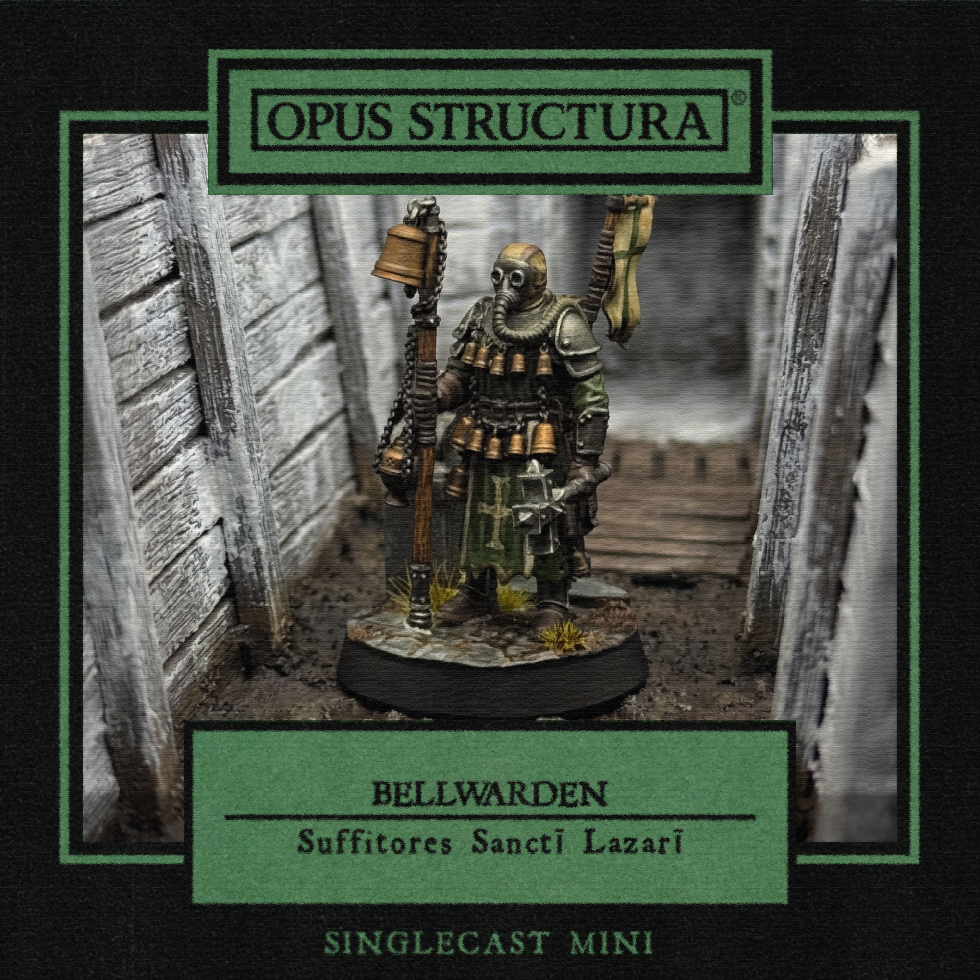 The Bellwarden by Opus Structura, is a proxy for Combat Medic, Trench Cleric, War Prophet, in The Principality of New Antioch, Trench Pilgrims.