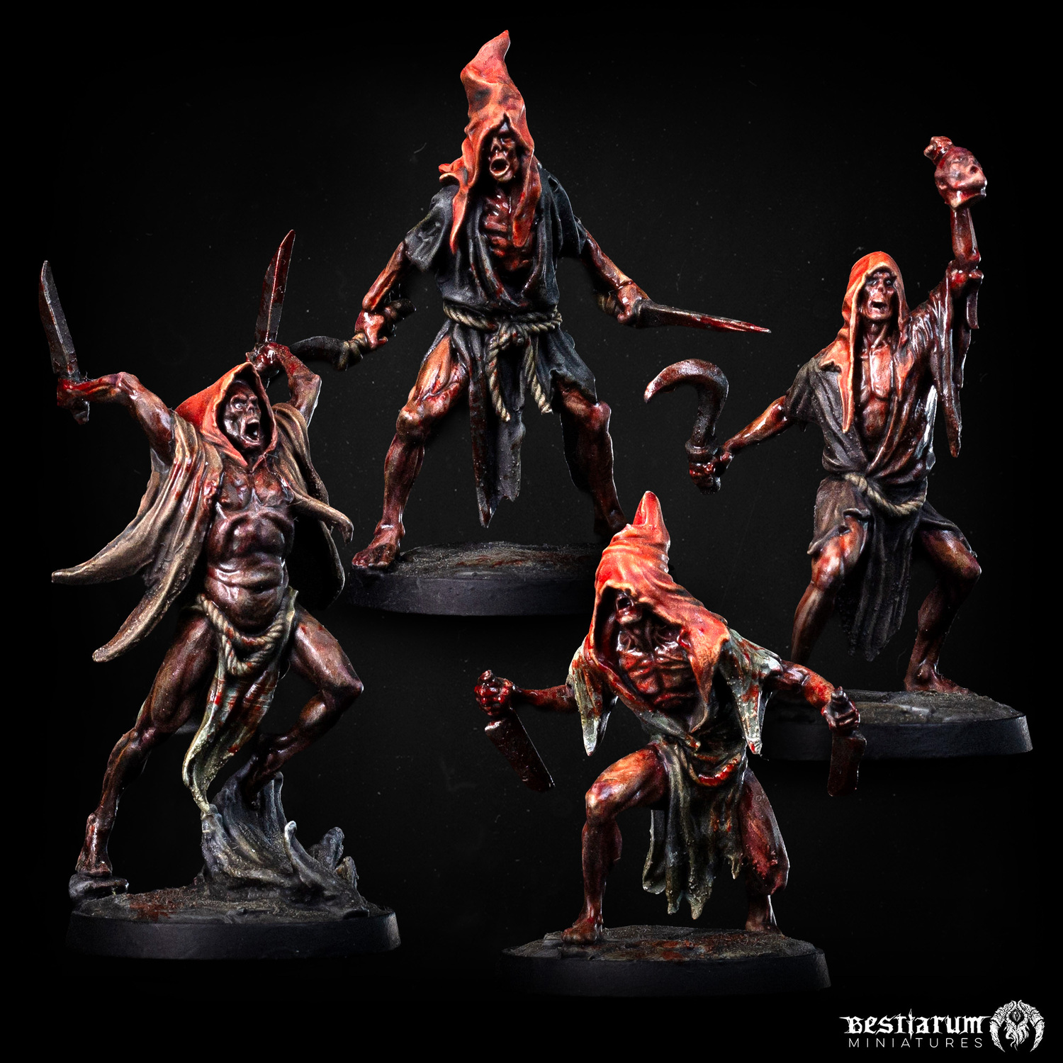 Tormentor Cultists by Bestiarum Miniatures - Image 2