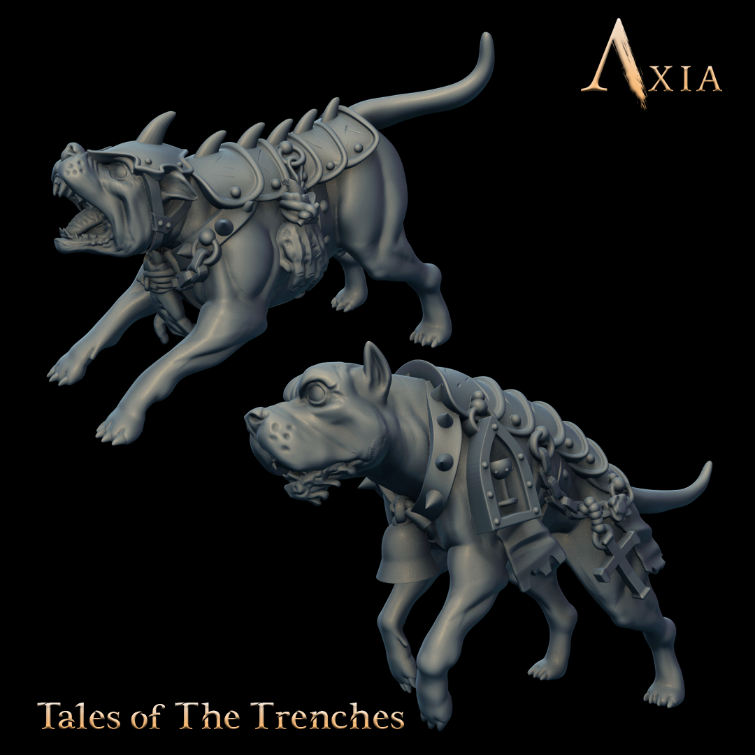 PAXT003 - Trench dogs by 87Axia, is a proxy for Attack Dog, Guard Dog, Trench Dog, in The Principality of New Antioch.