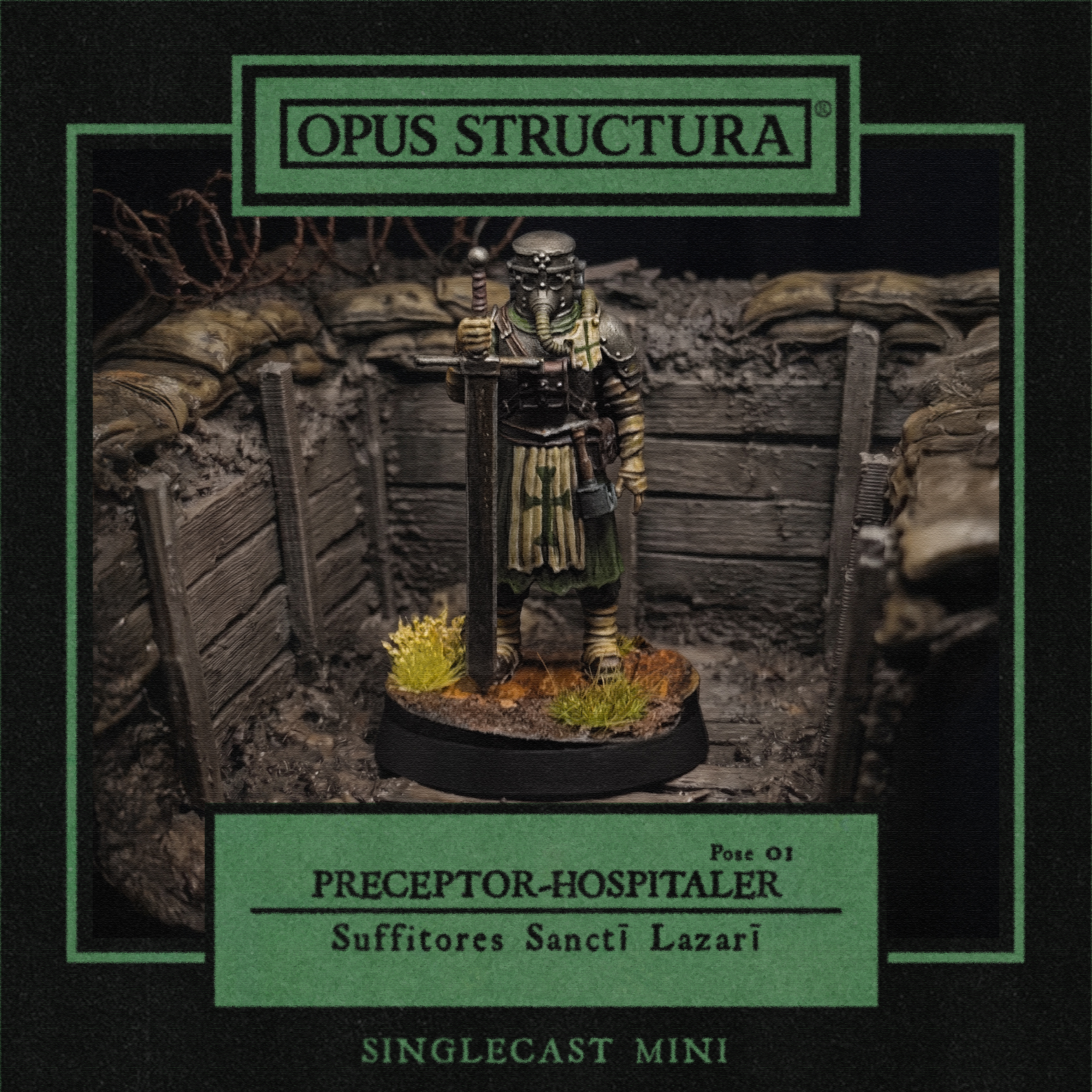 The Preceptor-Hospitaler (Singlecast Pose 1) by Opus Structura, is a proxy for Eire Lieutenant, Highland Lieutenant, Lieutenant, in The Principality of New Antioch.