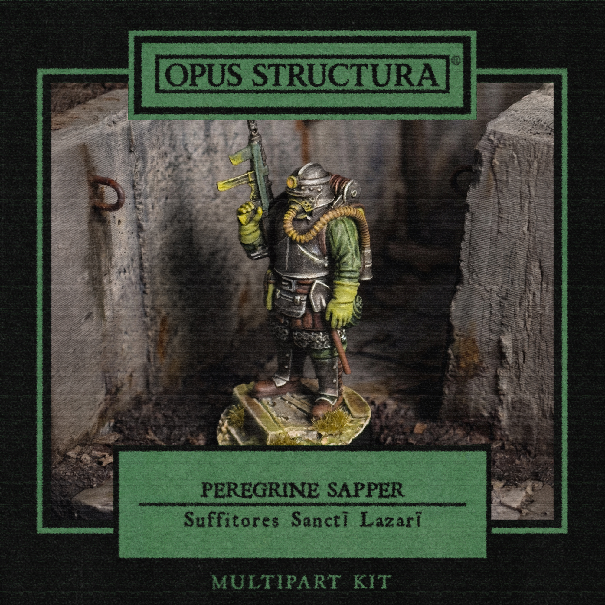 Peregrine Sapper (Multipart Kit) by Opus Structura, is a proxy for Combat Engineer, Shocktrooper, Yeoman, in The Principality of New Antioch.